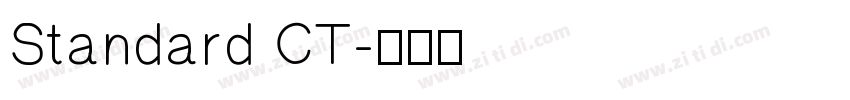 Standard CT字体转换